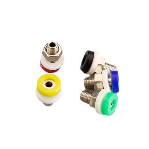 5/10개 황동 2mm 바나나 소켓 바인딩 포스트 너트 잭 플러그  커넥터 DIY 부품용