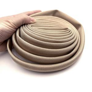 800 ° C 고온 유리 섬유 슬리브 - 내열 절연 와이어 보호 다중 크기 ID 2.5/3/4/5/6/8/10/12/14/16/20mm