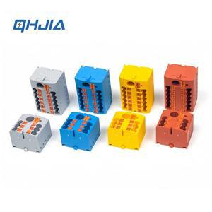 케이블 커넥터 고속 배선 미니 레일형 연결기 1입력 다중 출력 플러그인 단자 와이어