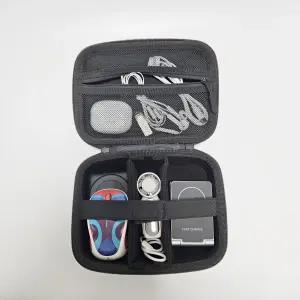 자루소품집 디지털액세서리파우치 충격보호 충전기 보조배터리 케이블 마우스 헤드폰 이어폰 메모리카드 각종선정리 다용도 디지털 미니 블랙 하드파우치 (SP-HPEVA)