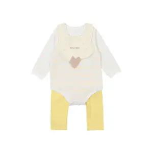 [롯데백화점]아가방 슈가바디수트상하(턱받이)(YELLOW)01Q117504