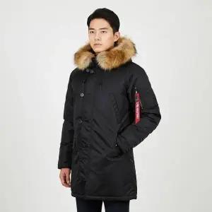 [알파인더스트리] 알파 N-3B 슬림핏 파카 블랙 151507582