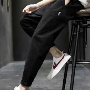 남자 XSH886B3 데일리 캐주얼 출근 룩 면 배기 팬츠 항아리