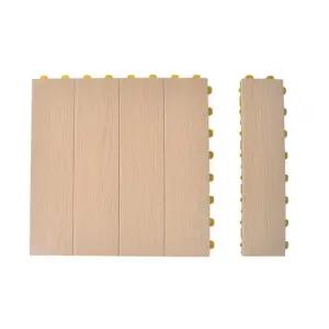 틈없는 내추럴오크 조립매트 16P+마감재 8P 바닥 꾸미기 아파트 마루