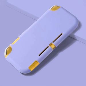 투명 보호 케이스 TPU 하프 팩  쉘 닌텐도 호환 스위치 라이트 반짝 이는 미끄럼 방지 게임 패드 커버 스킨