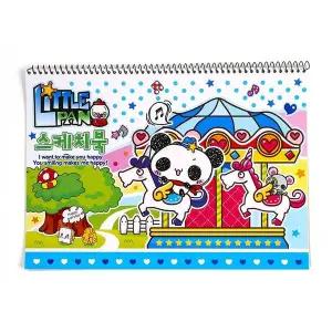 [셀러에이드]TBZ 9매 남아 8절 스케치북-랜덤발송 신학기준비물 미술용품