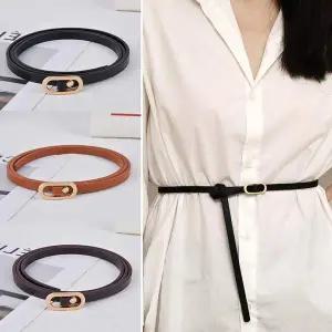 여성 QCW524W4 원피스 타원 벨트 셔츠 셔츠벨트