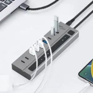 USB C타입 충전 연결 어댑터 노트북 9포트 허브