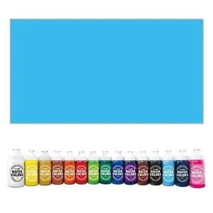 [셀러에이드]종이나라 비비드 수채화물감 220ml 하늘 (1개입) 32색 20색 물감세트