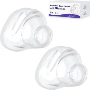 ResMed AirFit N20용 교체용 비강 쿠션 오리지널 N20 프레임 신뢰할 수 있는 씰 및 완벽한 핏 마스크 커버