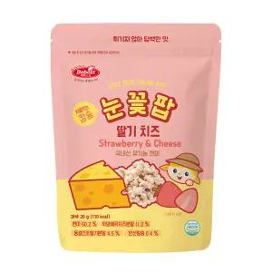 베베스트 처음먹는 칼슘 눈꽃팝 딸기치즈