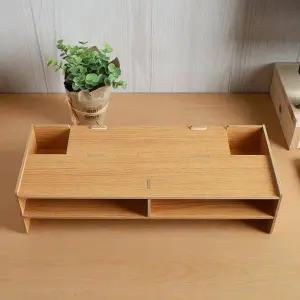 [골드스마일]TBZ 조립식 2단 모니터받침대 노트북선반 모니터거치대