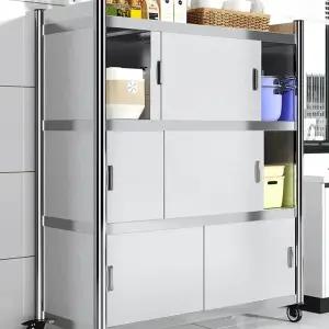 모듈서랍장 서랍장 캐비닛 철제 빈티지 블루/49x48x635cm