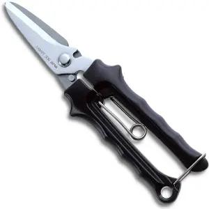 와이어 커터가 장착된 카나리아 헤비 듀티 가위 7.5인치 다용도 산업용 핸드 금속 판지 가죽 고무 스프링