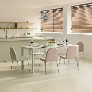 마롱 포세린 세라믹 6인 1800 식탁 세트