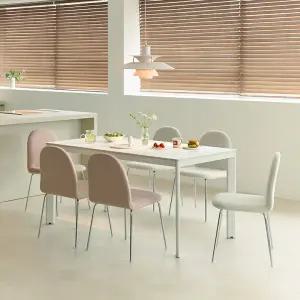 마롱 포세린 세라믹 6인 1600 식탁 세트