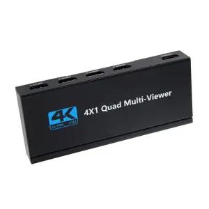 sh) 4K HDMI 화면 분할기 4대1 멀티 뷰어 노트북 데스크탑 DVD 블루레이 고화질 영상