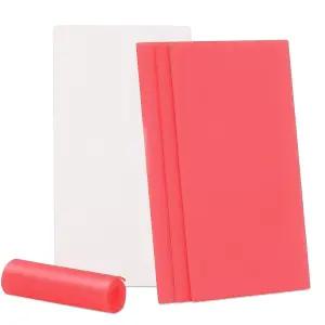 파루이지 치과용 베이스 플레이트 왁스 시트 는 틀니에 사용할 수 없습니다 핑크 주조 모델링 성형 비수축