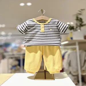 [블루독베이비 10] 26SS신상(DG)스트라이프골지상하세트(백일돌아기옷) (14637067224)