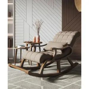 원목 흔들의자 레트로 쇼파 빈티지 소파 베란다 체어 풋스톨