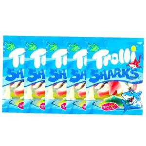 5개 죠스젤리 젤리 트롤리 간식 상어모양 100g