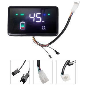 전기 자전거 LED 디스플레이 오토바이 속도계 배터리 방향 지시등 헤드 라이트 48-72V 삼륜 부품