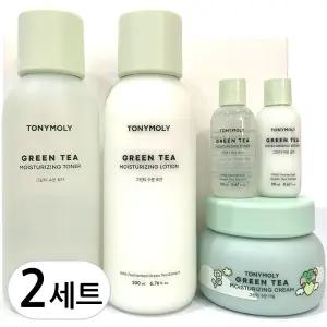 토니모리 그린티 수분 3종 (토너+로션+크림) 세트 2개