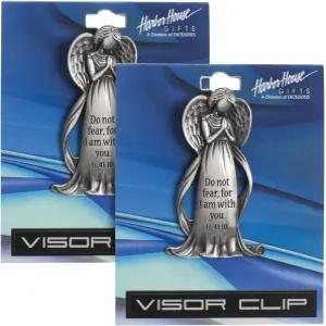 딕슨스 가디언 엔젤 성경 실버 톤 2 아연 합금 에폭시 영감 자동차 차량 트럭 밴 여행 이동 중 알림 쉬운