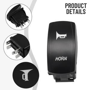 On Off 스위치 로커 12V/24V 5Pin ABS 토글 스피커 해양 자동차 보트 RV ATV 용 푸시 버튼