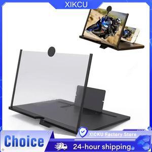 모바일 스크린 앰프 프로젝터 비디오 영화 데스크탑 디스플레이 스탠드 3D HD 14인치  스마트폰용