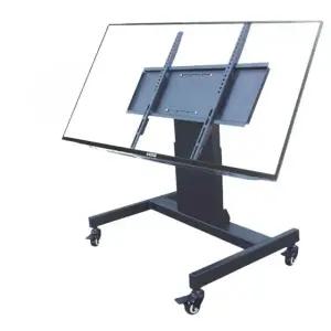 프리미엄 TV 바닥 스탠드 거치대 90도 45도 0~90도 각도조절 모니터 32-70인치