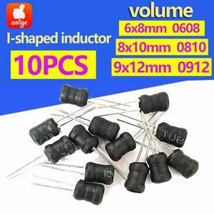 I자형 인덕터 2.2 4.7 10 33 68 220UH 10MH 볼륨 8 8x10 9x12mm 6080 9012 DIP
