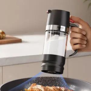 정량 소금 디스펜서 조미료 양념 계량 주방 유리 후추 180ml