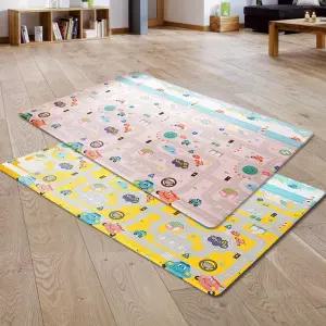 놀이방매트 양면 특대 아기방 어린이집 쿠션 거실복도 PVC북유럽 아이방시공 도로국민 발코니추천