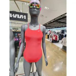 [나이키스윔](의정부점)여성수영복 앤서 솔리드 미들 컷아웃 유니버시티레드 NESSG001-614