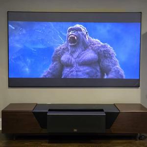 숏스크린 CLR ALR 프로젝션 스크린 16 4K 초단초점 프로젝터 1cm 고정 프레임 실내 영화 시어터 150 인치