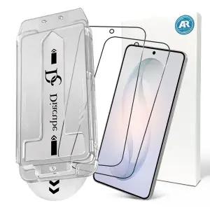 [다이아큐브]갤럭시 S26 프리미엄 AR 강화유리 자동부착방식 지문재등록필요, 2매입