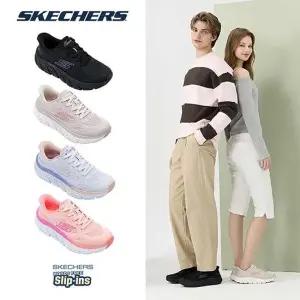 스케쳐스 26SS 최신상 여성용 맥스쿠셔닝 플렉스 슬립인스 워킹화