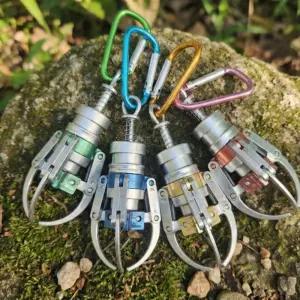 골드 카라비너 인형 뽑기 집게 키링 미니 크레인 특이한 가차 미니어처 집