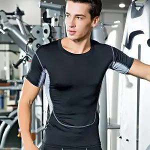 냉감 남자 반팔 머슬핏 티셔츠 티 쿨링 타이트 운동