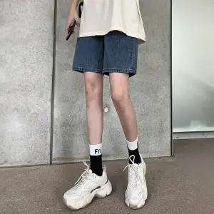 데님 스판 남자 고무줄 반바지 쿨 팬츠 청바지 청