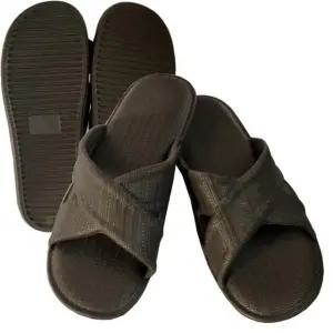 EVA 고급 가벼운 거실화(브라운) 층간소음 거실실내화 세련된실내화 세련된