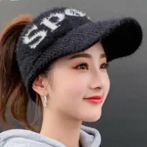 겨울 여성 모자 니트 썬캡 겨울철