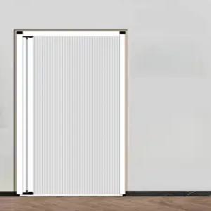 가벽 간이 조립식 공간분리 파티션 커튼 무타공 슬라이딩