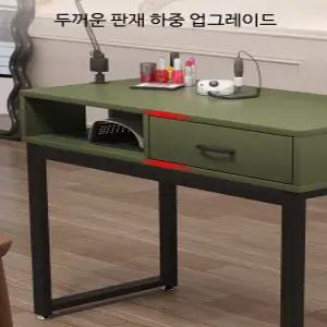 네일샵 수납형 테이블 작업대 클립조명 포함 슬림 디자인 네일아트 가구