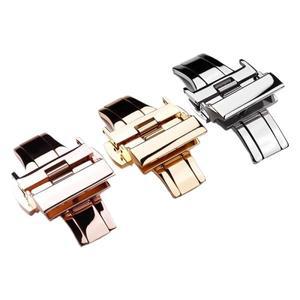 아르마니 AR1925 AR5920 스테인레스 스틸 시계 버클 벨트 버터플라이 액세서리 16 18 20mm 용