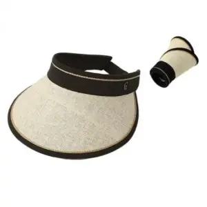 여성 썬캡 챙 깊은 모자 휴양지 여름