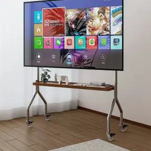 이동식 티비거치대 바퀴형 티비받침대 80인치까지 초대형 TV스탠드