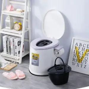 이동식 화장실 간이 캠핑 노인용 휴대용 좌변기 노지 가벼운 변기