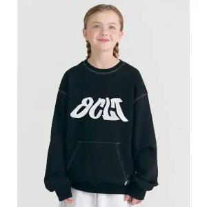 매장정품 OCELOT JUNIOR F20 특양면 크랙 웨이브 맨투맨 (블랙)